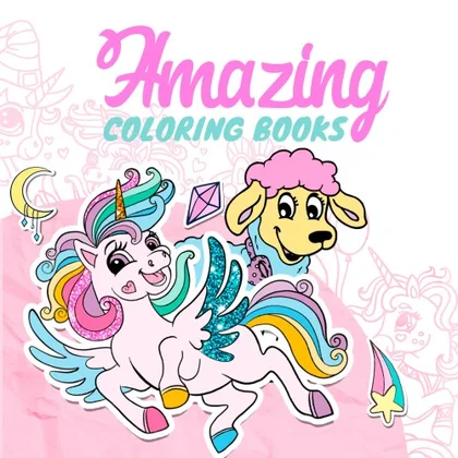 Amazing Coloring Books Bundle cover art
