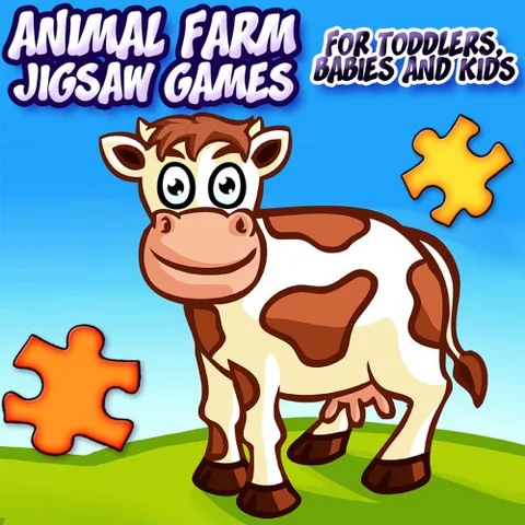 Animal Farm Jigsaw Games for Toddlers, Babies and Kids cover art