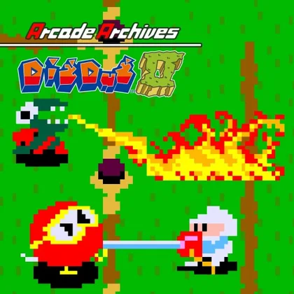 Arcade Archives DIG DUG II cover art