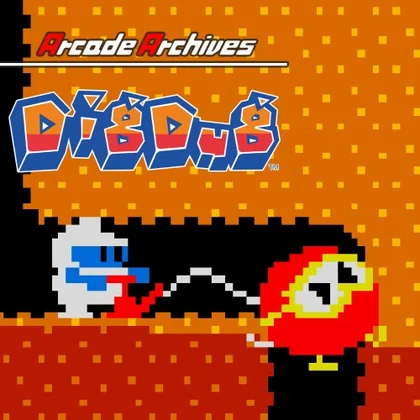 Arcade Archives DIG DUG cover art