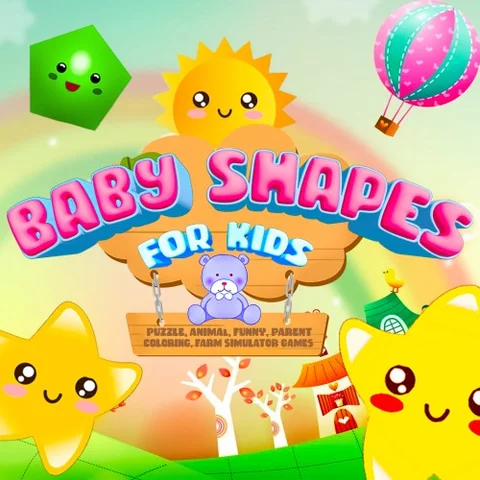 Baby Shapes for Kids - Puzzle,Animal,Funny, Parent,Coloring,Farm Simulator Games cover art
