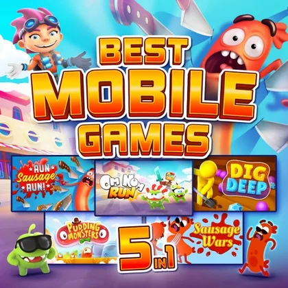 Best Mobile Games 5-in-1 cover art