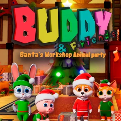 Buddy & Friends: Santa's Workshop Animal Party cover art