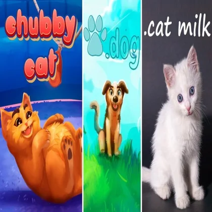 Bundle: 2 cats + 1 dog cover art