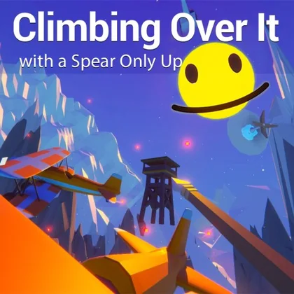 Climbing Over It with a Spear Only Up cover art