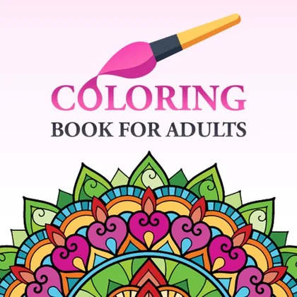 Coloring Book for Adults cover art