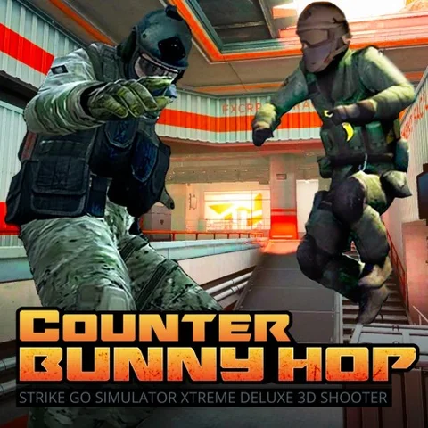 Counter Bunny Hop - Strike Go Simulator Xtreme Deluxe 3D Shooter cover art