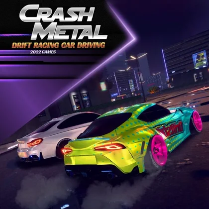 CrashMetal - Drift Racing Car Driving Simulator 2022 Games cover art