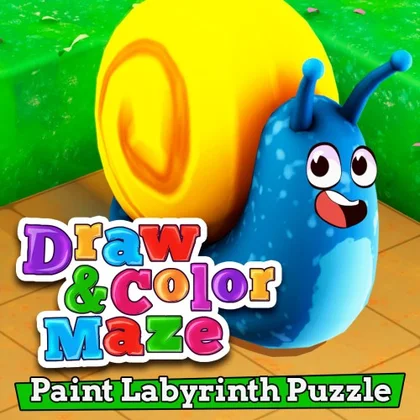 Draw & Color Maze: Paint Labyrinth Puzzle cover art