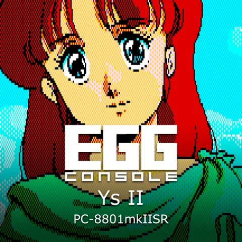 EGGCONSOLE Ys II PC-8801mkIISR cover art