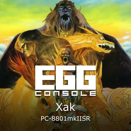 EGGCONSOLE Xak PC-8801mkIISR cover art