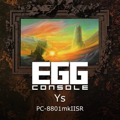 EGGCONSOLE Ys PC-8801mkIISR cover art
