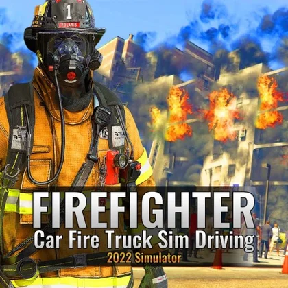 Firefighter:Car Fire Truck Sim Driving 2022 Simulator cover art