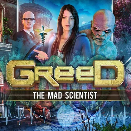 Greed: The Mad Scientist cover art