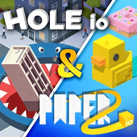 Hole io & Paper io 2 cover art