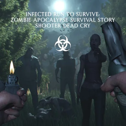 Infected run to Survive: Zombie Apocalypse Survival Story Shooter Dead Cry cover art