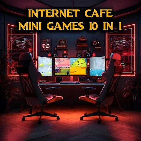 Internet Cafe Mini Games 10 in 1 cover art