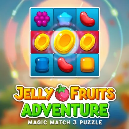 Jelly Fruits Adventure: Magic Match 3 Puzzle cover art