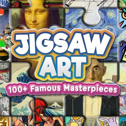 Jigsaw Art: 100+ Famous Masterpieces cover art