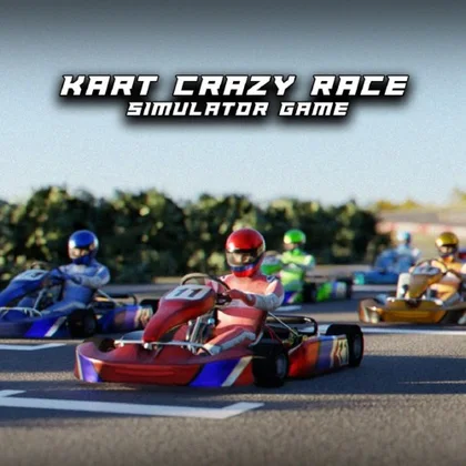 Kart Crazy Race Simulator Game cover art