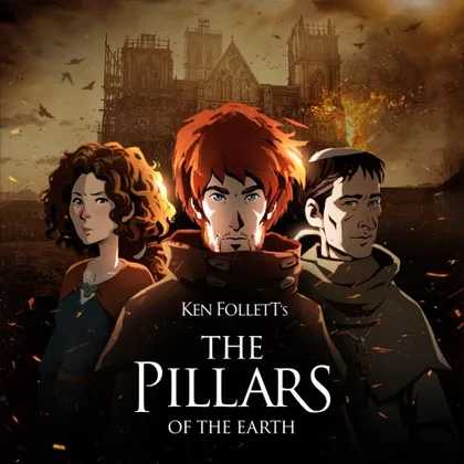 Ken Follett's The Pillars of the Earth cover art