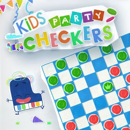 Kids Party Checkers cover art