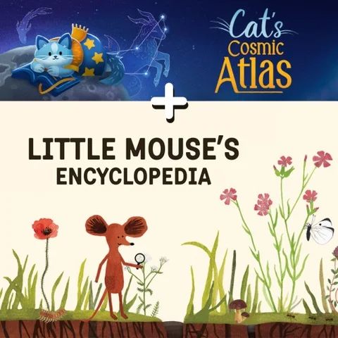 Little Mouse's Encyclopedia + Cat's Cosmic Atlas cover art