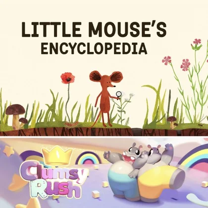 Little Mouse's Encyclopedia + Clumsy Rush cover art