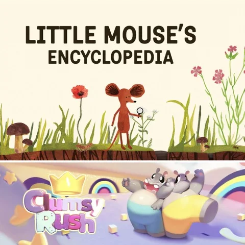 Little Mouse's Encyclopedia + Clumsy Rush cover art