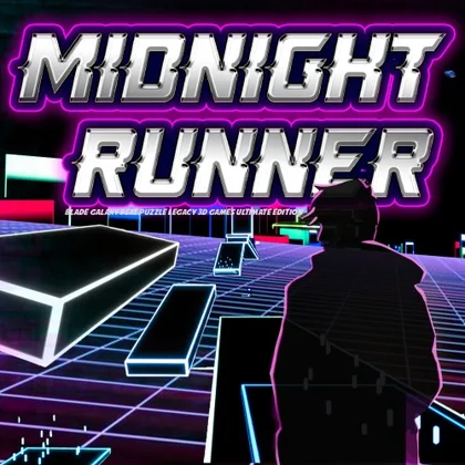 Midnight Runner - Blade Galaxy Beat Puzzle Legacy 3D Games Ultimate Edition cover art