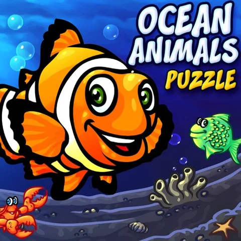 Ocean Animals Puzzle - Preschool Animal Learning Puzzles Game for Kids & Toddlers cover art