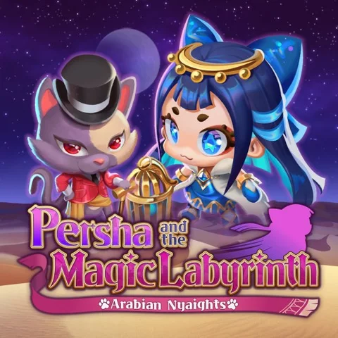 Persha and the Magic Labyrinth -Arabian Nyaights cover art