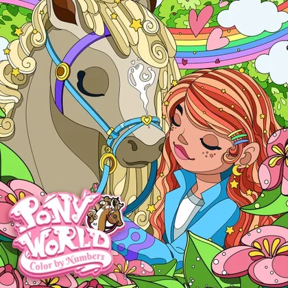 Pony World - Color by Numbers cover art
