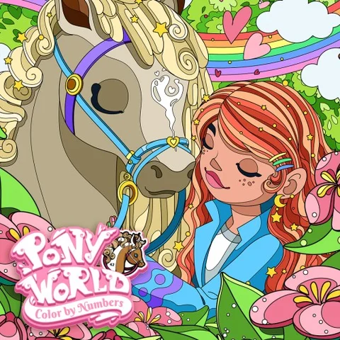 Pony World - Color by Numbers cover art