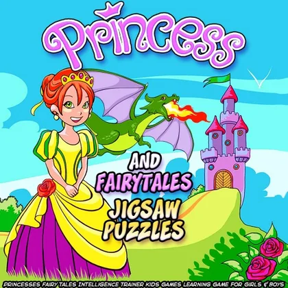 Princess and Fairytales Jigsaw Puzzles - Princesses Fairy Tales Intelligence Trainer Kids Games Learning Game for Girls & Boys cover art