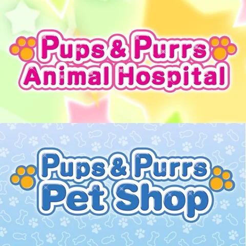 Pups & Purrs Animal Hospital and Pups & Purrs Pet Shop Bundle cover art
