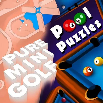 Pure Mini Golf and Pool Puzzles Bundle cover art