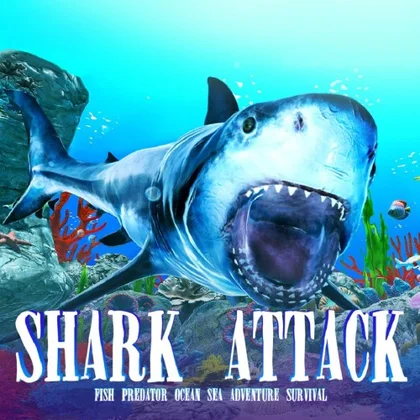 Shark Attack: Fish Predator Ocean Sea Adventure Survival cover art