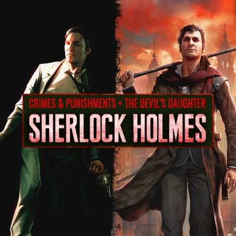 Sherlock Holmes: Crimes and Punishments + Sherlock Holmes: The Devil's Daughter cover art