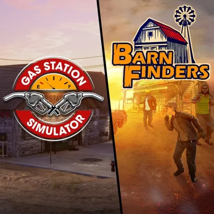 Simulator Bundle: Gas Station Simulator and Barn Finders cover art