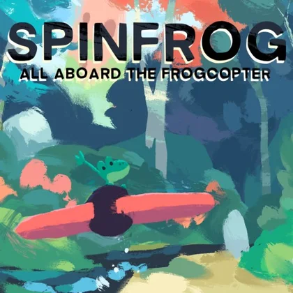 Spinfrog: All aboard the Frogcopter cover art