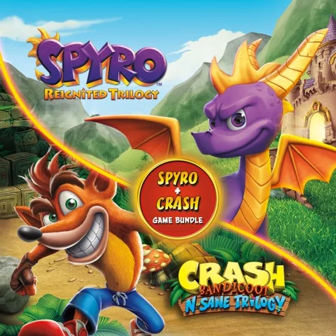 Spyro + Crash Remastered Game Bundle cover art
