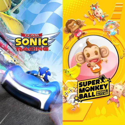 Team Sonic Racing & Super Monkey Ball: Banana Blitz HD cover art