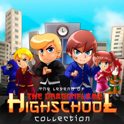 The Legend of the Dragonflame Highschool Collection cover art
