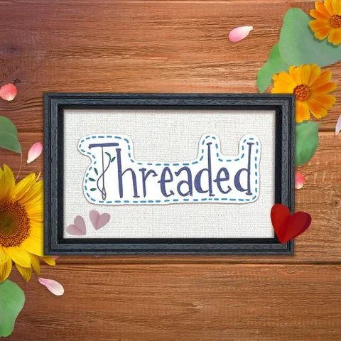 Threaded cover art