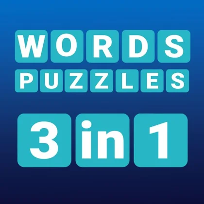 Words Puzzles 3 in 1 cover art
