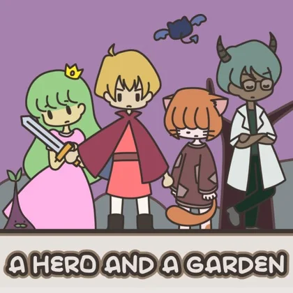 A HERO AND A GARDEN cover art