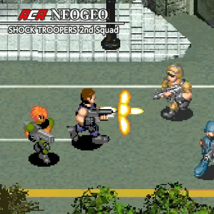 ACA NEOGEO SHOCK TROOPERS 2nd Squad cover art