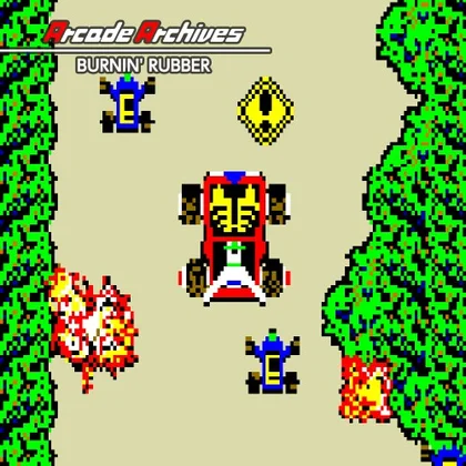 Arcade Archives BURNIN' RUBBER cover art
