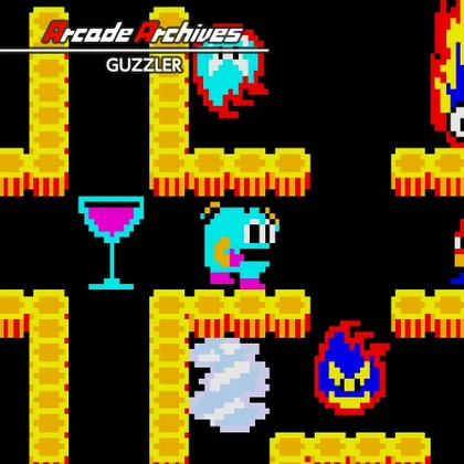 Arcade Archives GUZZLER cover art